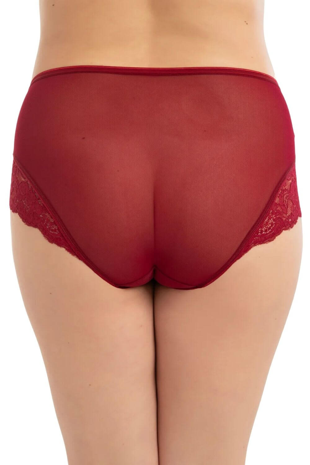 Γυναικείο Slip Plus Size 23007 - ΜΠΟΡΝΤΟ, XL