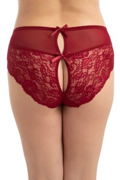 Γυναικείο Slip Plus Size 23008 - ΜΠΟΡΝΤΟ, XL