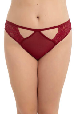 Γυναικείο Slip Plus Size 23043 - ΜΠΟΡΝΤΟ, 3XL