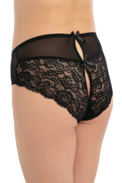 Alternative view of Γυναικείο Slip Plus Size G23008 - ΜΑΥΡΟ, XL