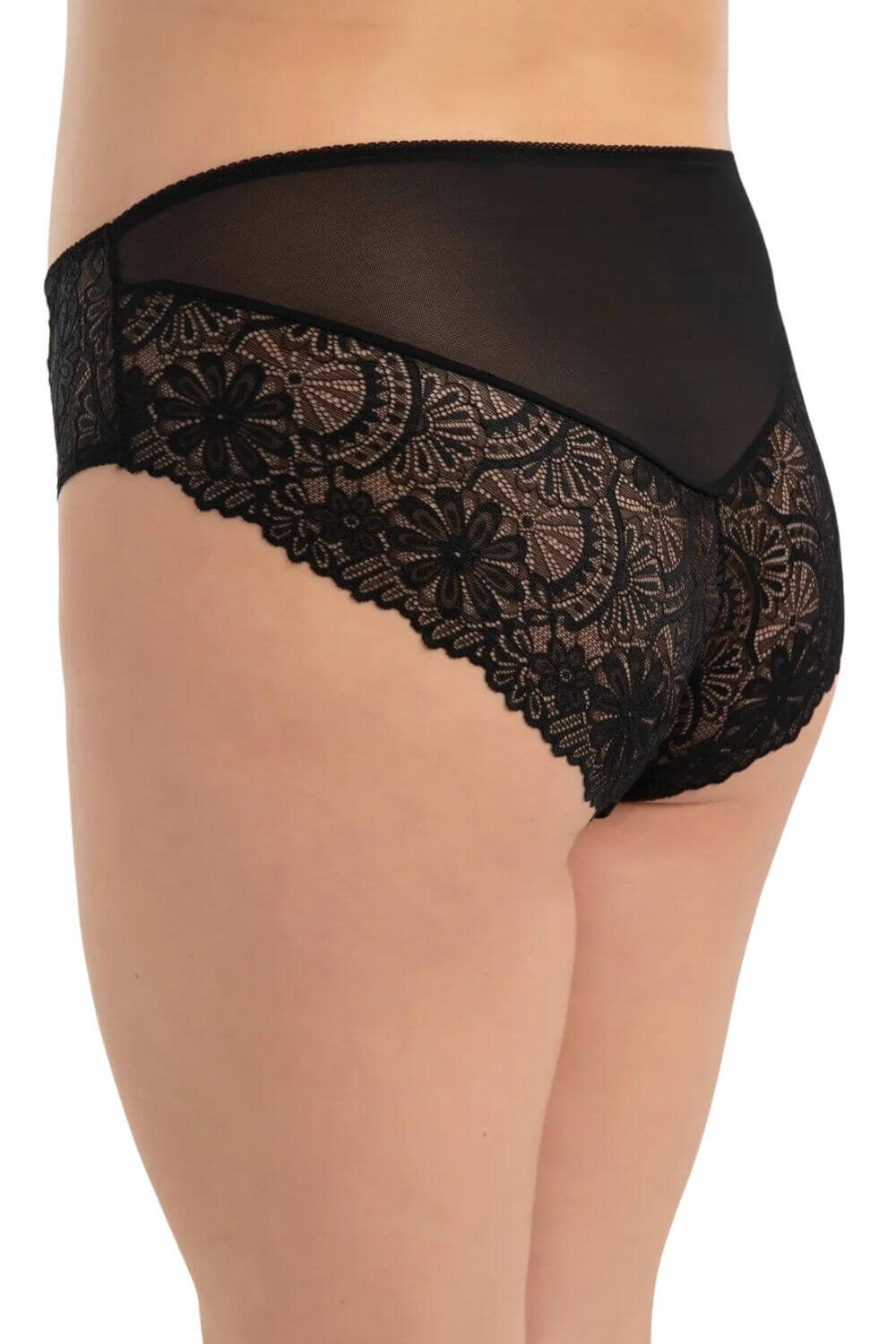 Γυναικείο Slip Plus Size G23056 - ΜΑΥΡΟ, XXL - Image 2