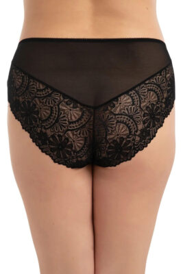 Γυναικείο Slip Plus Size G23056 - ΜΑΥΡΟ, XXL