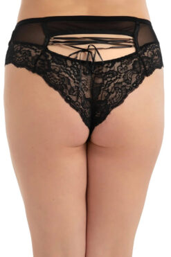 Γυναικείο Brazil Plus Size G23063 - ΜΑΥΡΟ, XXL