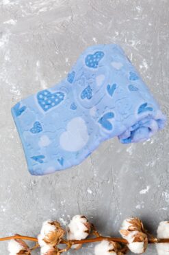 Alternative view of Κουβέρτα Αγκαλιάς Βελουτέ Αγόρι 100Χ120εκ. W4001 - ΓΑΛΑΖΙΟ, ONE SIZE