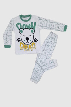 Παιδική Πιτζάμα Αγόρι Down Drag R3912 - ΠΡΑΣΙΝΟ, 3 Ετών