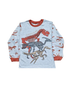 Alternative view of Παιδική Πιτζάμα Dinosaurs Για Αγόρι D3892 - ΠΟΡΤΟΚΑΛΙ, 4 Ετών