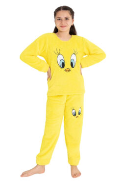 Παιδική Πιτζάμα Fleece R2718 - ΚΙΤΡΙΝΟ, 11 Ετών