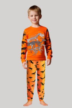 Παιδική Πιτζάμα Για Αγόρι W0611 - ΠΟΡΤΟΚΑΛΙ, 5 Ετών