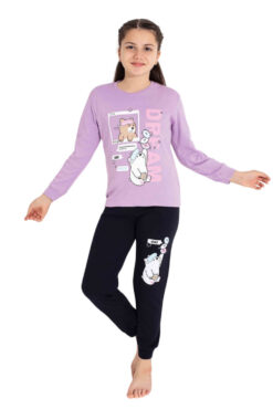 Παιδική Πιτζάμα Για Κορίτσι Dream D8312 - ΛΙΛΑ, 6 Ετών