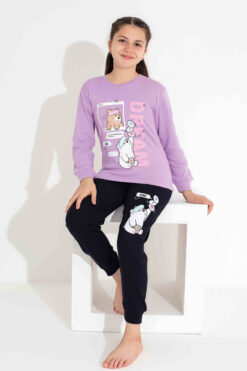 Alternative view of Παιδική Πιτζάμα Για Κορίτσι Dream D8312 - ΛΙΛΑ, 6 Ετών