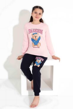 Alternative view of Παιδική Πιτζάμα Για Κορίτσι Fashion F8300 - ΡΟΖ, 3 Ετών