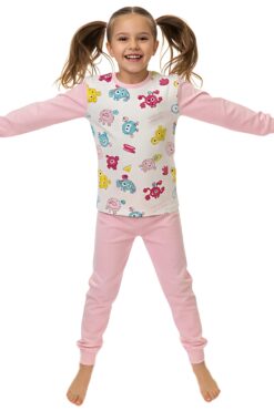 Παιδική Πιτζάμα Για Κορίτσι Y6067 - ΡΟΖ, 7-8