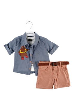 Παιδικό Σετ 3 τμχ Q5001 - ΠΟΛΥΧΡΩΜΟ, 6 Μηνών