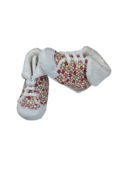 Παπούτσια Αγκαλιάς με Κορδόνια Q3030 - ΡΟΖ, 19