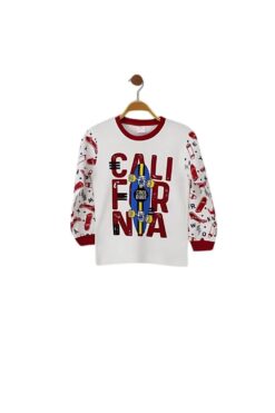 Alternative view of Πιτζάμα Παιδική Cool Skateboard Kid L3195 - ΚΟΚΚΙΝΟ, 3 Ετών