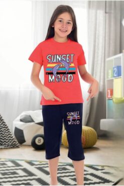 Alternative view of Καλοκαιρινή Πιτζάμα Κορίτσι 4747 - ΚΟΡΑΛΙ, 11 Ετών