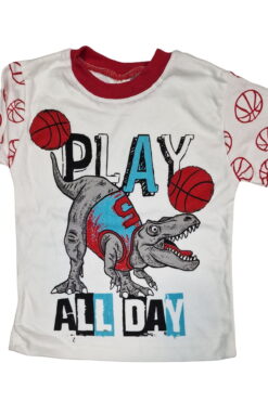 Alternative view of Πιτζάμα Παιδική Με Τύπωμα Play All Day G3685 - ΚΟΚΚΙΝΟ, 3 Ετών