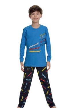 Πιτζάμα Παιδική Βαμβακερή Ανοιξιάτικη Φθινοπωρινή 3510 - ΡΟΥΑ, 3-4