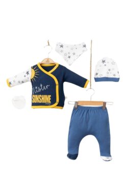 Βρεφικό Σετ 5 Τεμάχια 5550 - ΠΟΛΥΧΡΩΜΟ, 0-3 Μηνών