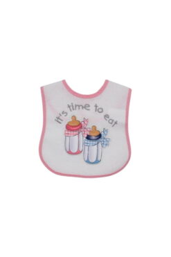 Σαλιάρα Φαγητού W1907 - ΡΟΖ, ONE SIZE