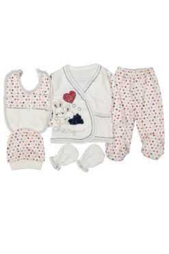 Σετ Δώρου Για Νεογέννητο 5 Τεμάχια D7107 - ΠΟΛΥΧΡΩΜΟ, 0-3 Μηνών