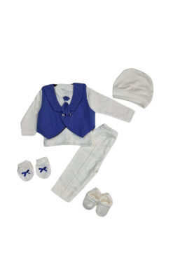 Alternative view of Σετ Δώρου Για Νεογέννητο 5 τμχ. Q2008 - ΜΠΛΕ, 0-3 Μηνών