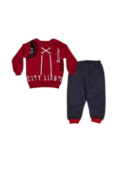 Σετ Παιδική Φόρμα City Lights C3505 - ΚΟΚΚΙΝΟ, 9-12 Μηνών