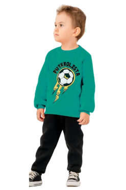 Σετ Παιδική Φόρμα Για Αγόρι R4477 - ΠΡΑΣΙΝΟ, 9-12 Μηνών