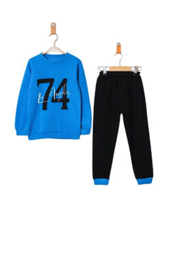 Σετ Παιδική Φόρμα Για Αγόρι W4276 - ΜΠΛΕ, 4 Ετών