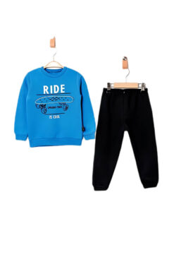 Σετ Παιδική Φόρμα Για Αγόρι W4500 - ΜΠΛΕ, 9-12 Μηνών