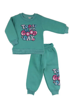 Σετ Παιδική Φόρμα Today Is Good Day R3505 - ΠΡΑΣΙΝΟ, 9-12 Μηνών