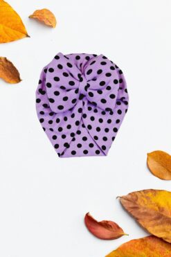 Alternative view of Τουρμπάνι Βρεφικό με Φιόγκο Πουά W22212 - ΛΙΛΑ, ONE SIZE