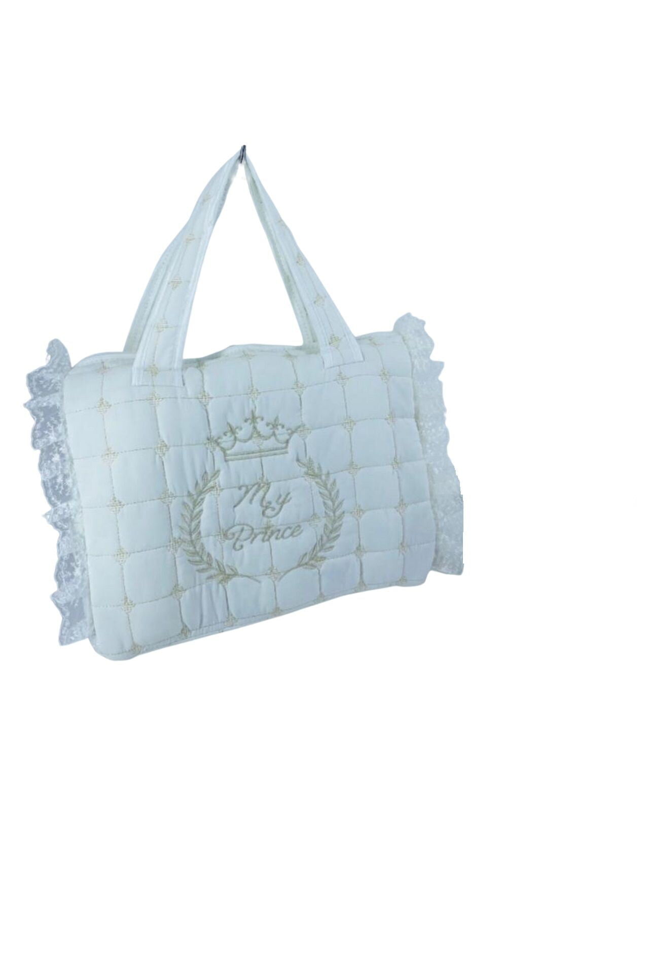 Τσάντα Αλλαξιέρα Χειρός Prince 37x32x16εκ 2030 - ΛΕΥΚΟ, ONE SIZE