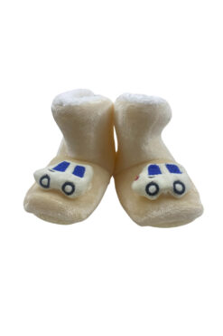 Βρεφικές Παντόφλες Κλειστές με Γούνα R1603 - ΜΠΕΖ, 17-19