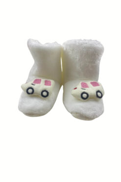Βρεφικές Παντόφλες Κλειστές με Γούνα U1603 - ΛΕΥΚΟ, 17-19