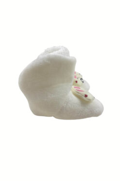 Alternative view of Βρεφικές Παντόφλες Κλειστές με Γούνα U1603 - ΛΕΥΚΟ, 17-19