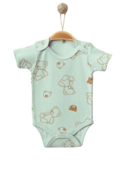Βρεφικό κορμάκι αγόρι κοντομάνικο D2653 - ΜΕΝΤΑ, 12 Μηνών