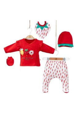 Βρεφικό Σετ 5 Τεμάχια 7035 - ΠΟΛΥΧΡΩΜΟ, 0-3 Μηνών