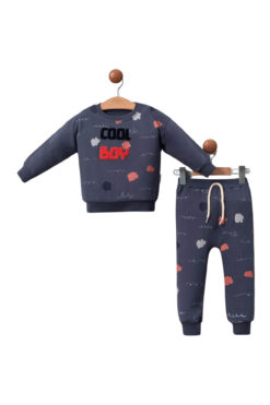 Βρεφικό Σετ Μπλούζα Παντελόνι 2413 - ΜΠΛΕ, 9-12 Μηνών