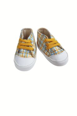 Παπούτσια Αγκαλιάς Με Κορδόνια W2674 - ΚΙΤΡΙΝΟ, 18