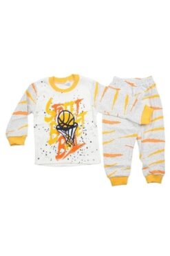 Πιτζάμα Παιδική Street Game W1775 - ΚΙΤΡΙΝΟ, 9-12 Μηνών