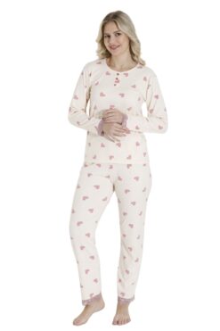 Πιτζάμα Γυναικεία Homewear 4052 - ΕΚΡΟΥ, L