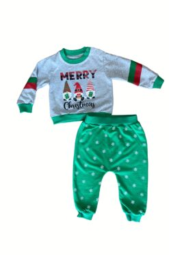 Βρεφικό Σετ Χριστουγεννιάτικο W9981 - ΠΟΛΥΧΡΩΜΟ, 6 Μηνών