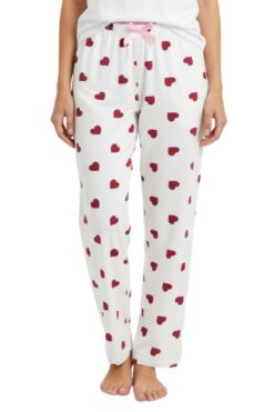Alternative view of Γυναικείο Παντελόνι Πιτζάμας F5100 - ΛΕΥΚΟ, S-M
