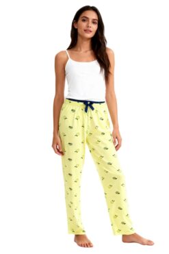 Γυναικείο Παντελόνι Πιτζάμας R5100 - ΚΙΤΡΙΝΟ, S-M