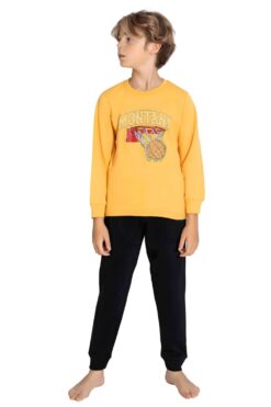 Παιδική Πιτζάμα Αγόρι Homewear W7415 - ΚΙΤΡΙΝΟ, 7 Ετών