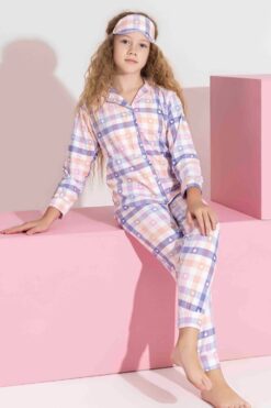 Alternative view of Παιδική Πιτζάμα Κορίτσι Suet W3179 - ΠΟΛΥΧΡΩΜΟ, 14 Ετών