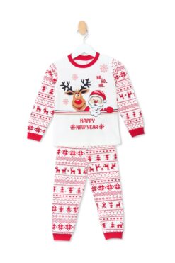 Πιτζάμα Παιδική Ho Ho Ho 6012 - ΚΟΚΚΙΝΟ, 7 Ετών