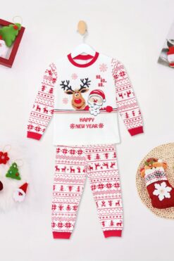 Alternative view of Πιτζάμα Παιδική Ho Ho Ho 6012 - ΚΟΚΚΙΝΟ, 7 Ετών