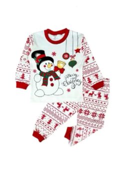 Πιτζάμα Παιδική Merry Christmas 5024 - ΚΟΚΚΙΝΟ, 3 Ετών